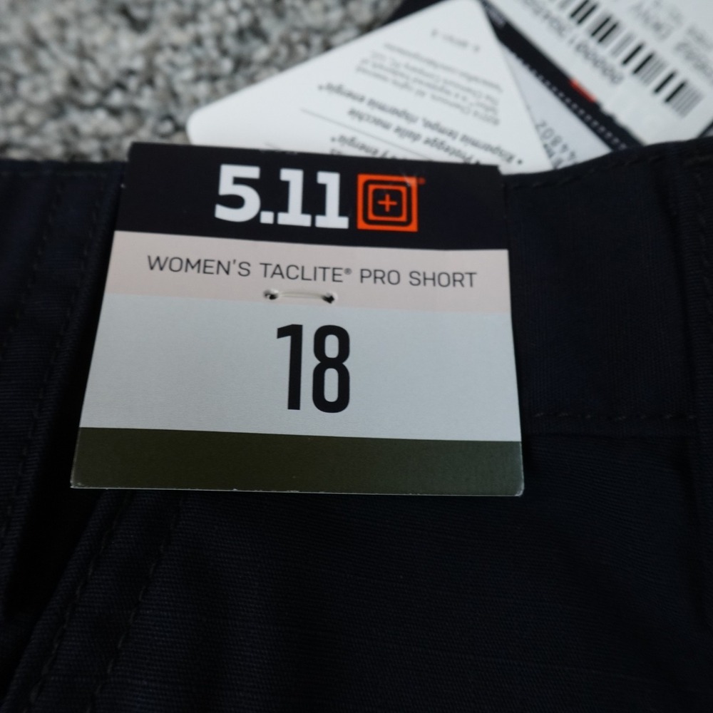 NEW 5.11 Tactical‎ Shorts Womens 18 Blue Taclite Pro Cargo Utility Ripstop Work